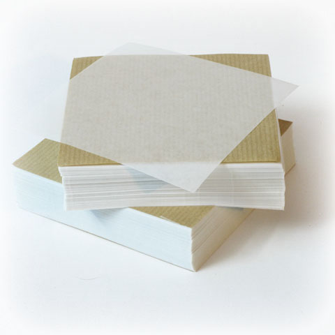 Papier alimentaire carré 100×100 pour conditionnement